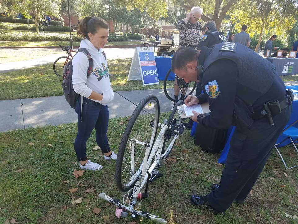 Bicycle Registration Safety UF Police Department